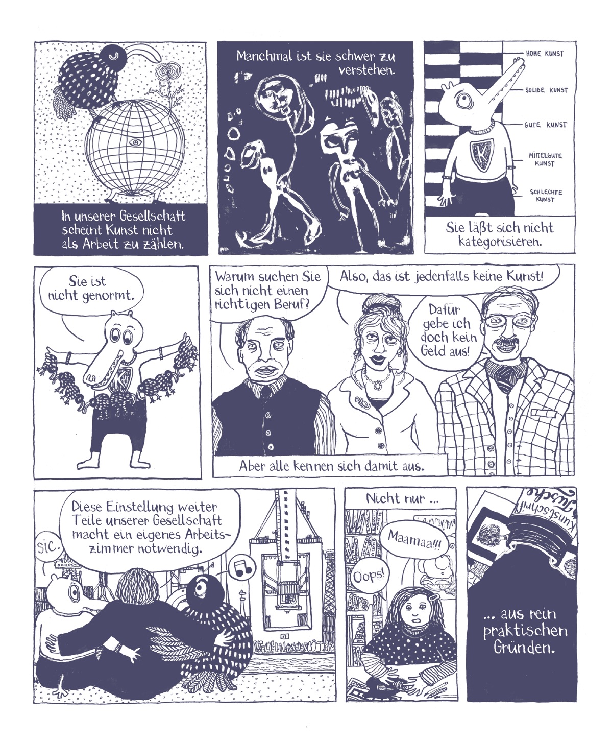 Birgit Weyhe - Arbeitszimmer 8