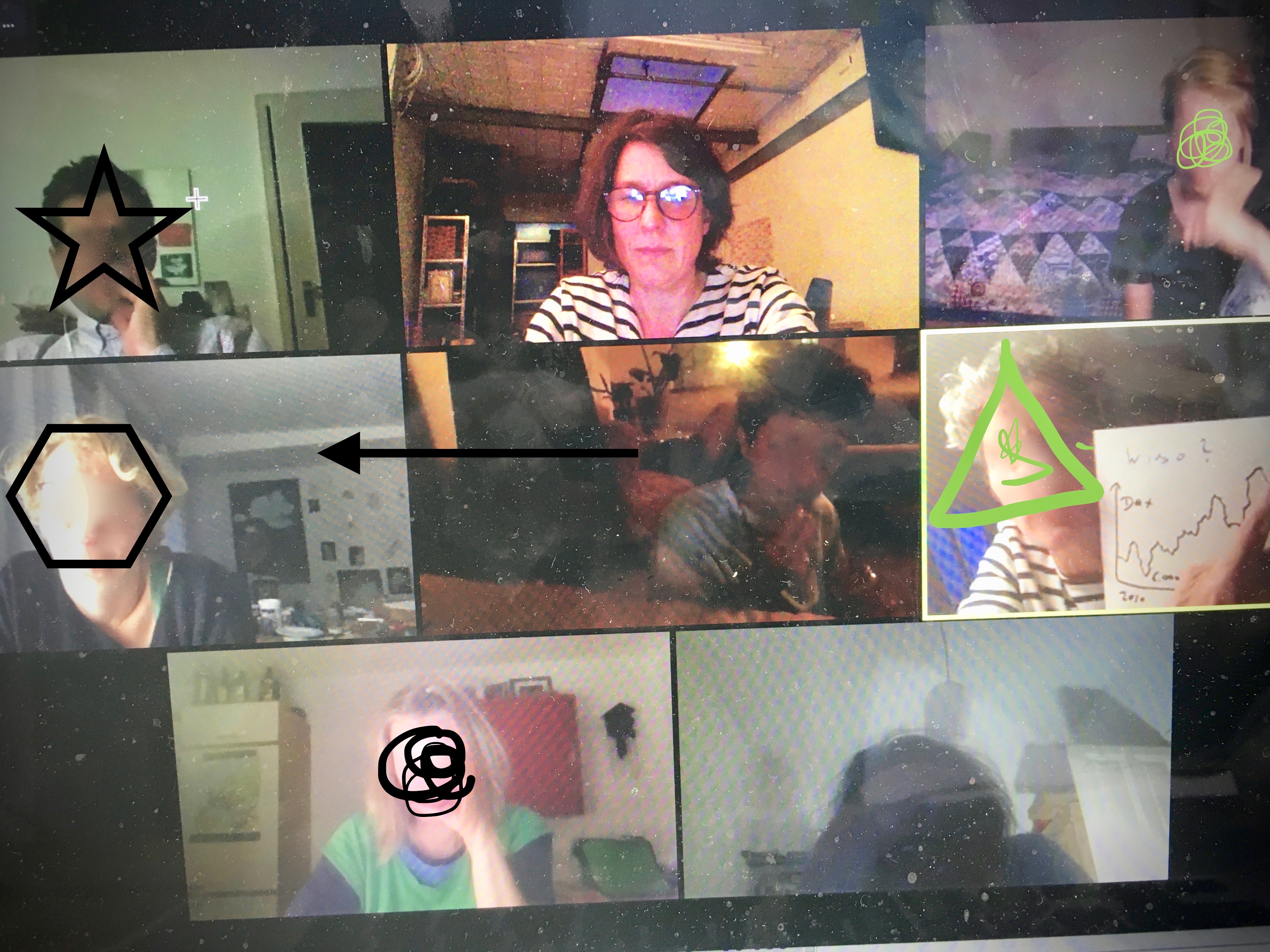 Screenshot einer Videokonferenz